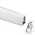 Плинтус Thermoplast AP740 Белый матовый 3000