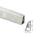 Плинтус Thermoplast AP740 Белые камешки 4200