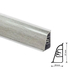 Плинтус Thermoplast AP740 Travertin Grey 3000